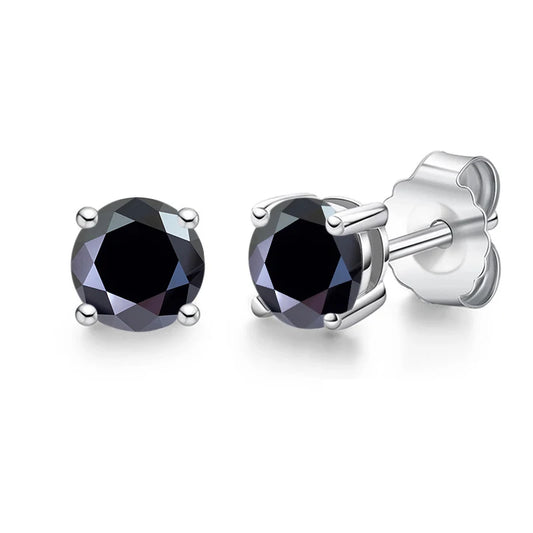 Real 0.1-3CT Test Passed Moissanite Diamond Stud Earrings for Women S925 Silver Platinum Plated Bride Wedding GRA Fine Jewelry
