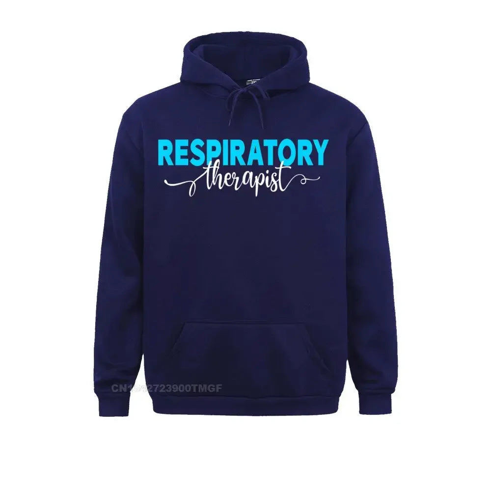 Cosie Respiratory Therapist Therapy Blue White Design RT Women Sweatshirts Fashionable Summer Fall Hoodies Sportswears